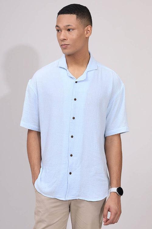 SkyBlue Plain Shirt