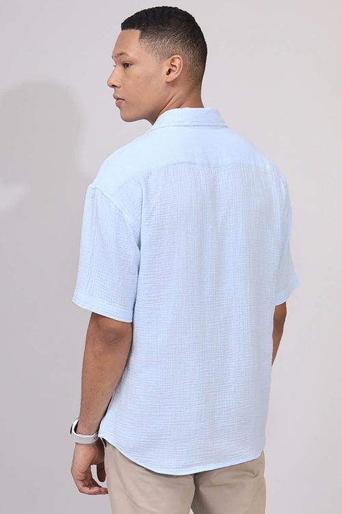 SkyBlue Plain Shirt