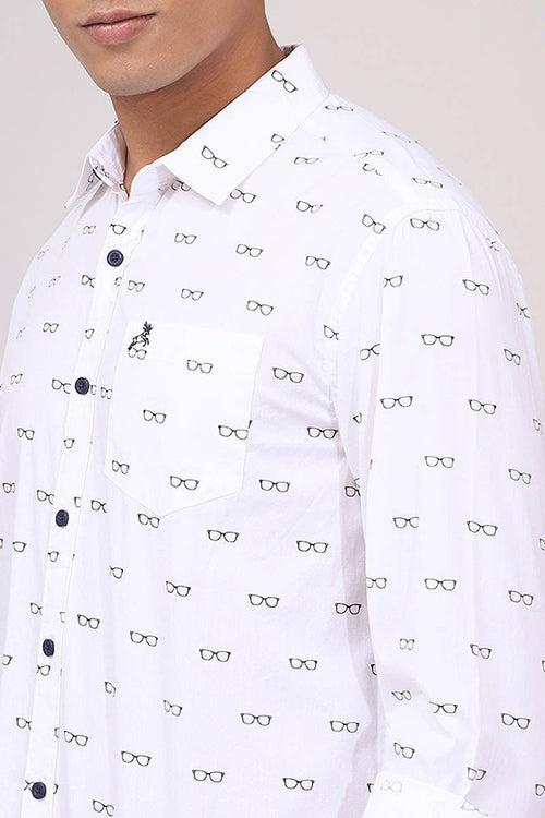 White Print Shirt