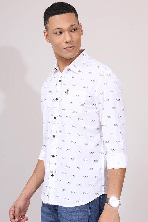 White Print Shirt