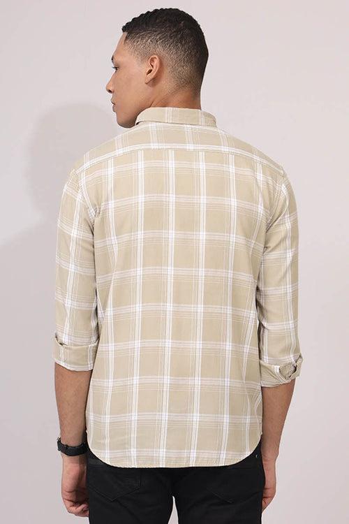 Cream Checks Shirt