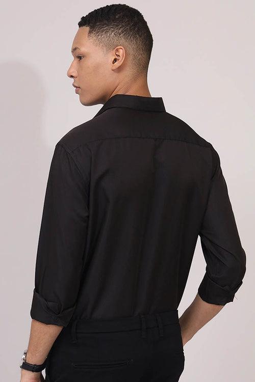 Black Plain Shirt