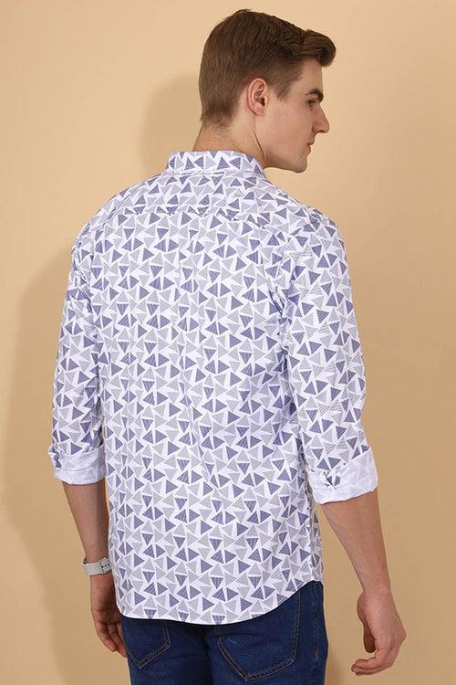 Blue Print Shirt