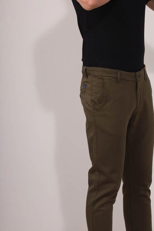 Green  Plain  Trouser