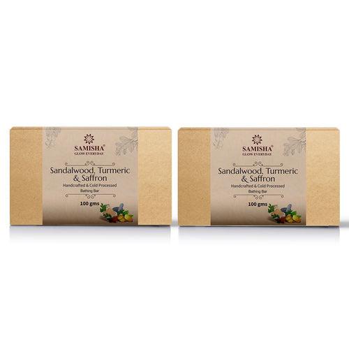 Sandalwood, Saffron & Turmeric Soap - 100gm