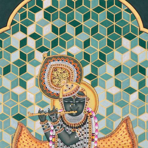 Shrinathji Playing Flute - 05