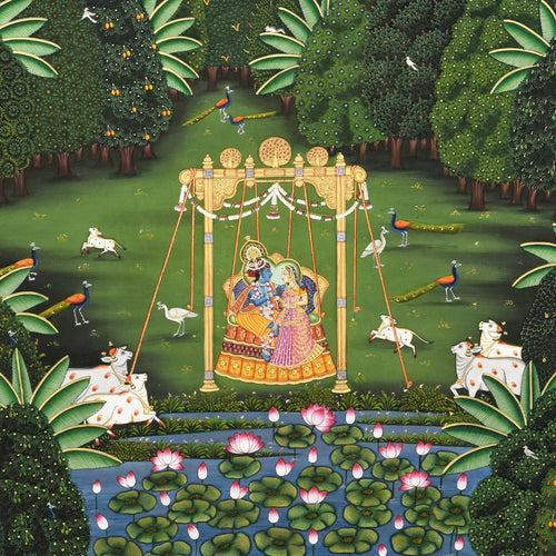 Radha Krishna in Forest - 02