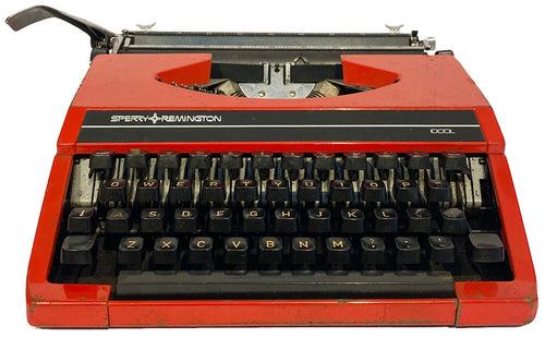 Sperry Remington Idool Red Typewriter