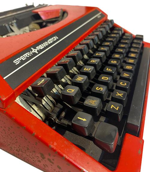 Sperry Remington Idool Red Typewriter