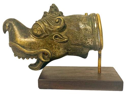 Makara Yazhi (Yali) Palki Finial