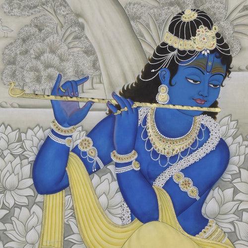 Krishna Playing Flute - 06