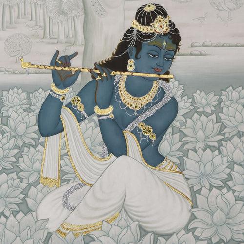 Krishna Playing Flute - 10