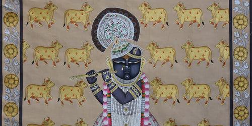 Shrinathji With Cows - 04