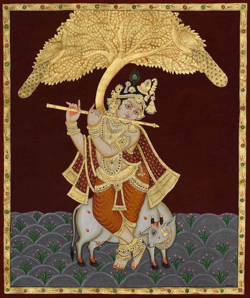 Krishna Playing Flute - 01