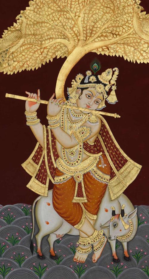 Krishna Playing Flute - 01