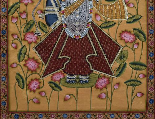 Shrinathji in Lotus Pond - 02