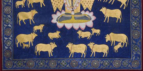 Shrinathji With Cows - 02