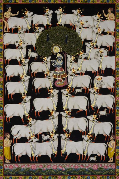 Shrinathji with Cows - 08