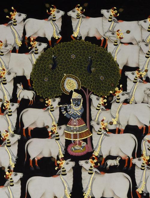 Shrinathji with Cows - 08