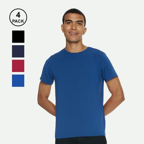 Men's TENCEL™ Modal Round Neck 4pc Pack