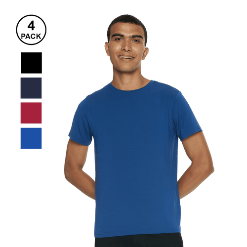 Men's TENCEL™ Modal Round Neck 4pc Pack