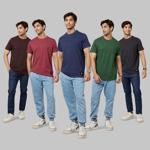 Men's ARMOR Crew Neck T-shirt 5 PC PACK 2