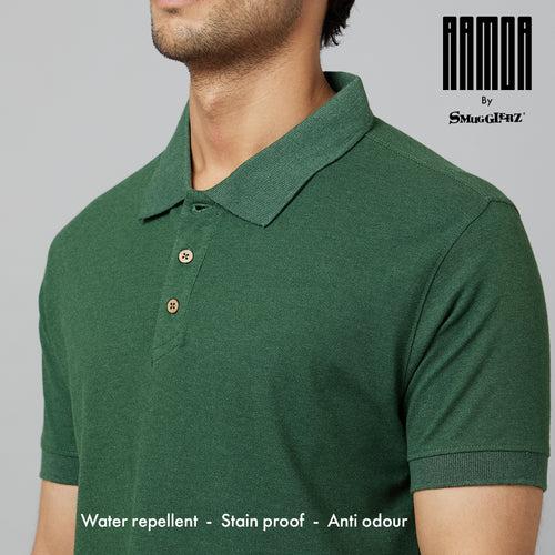 Men's ARMOR Polo 3 PC Pack Red-Green-Navy