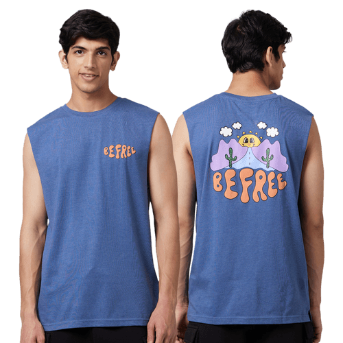 Be Free Mens Sleeveless T-Shirt