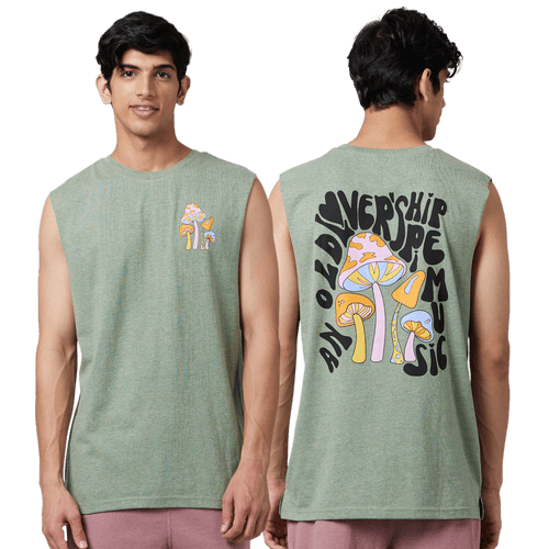 Shrooms Mens Sleeveless T-Shirt