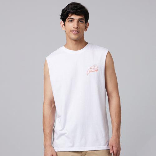 Hot Pizza Mens Sleeveless T-Shirt