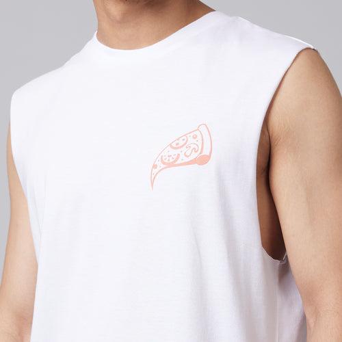 Hot Pizza Mens Sleeveless T-Shirt