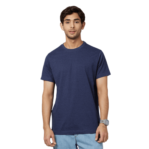 Men's-ARMOR-Crew Neck T-shirt-Midnight Navy
