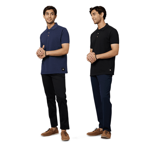 Men's ARMOR Polo 2 PC Pack Navy-Black