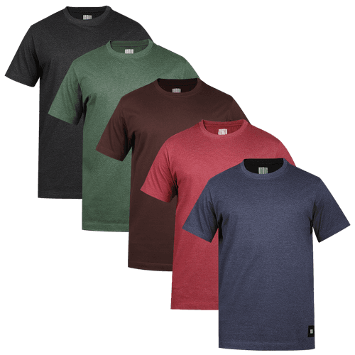 Men's ARMOR Crew Neck T-shirt 5 PC PACK 2