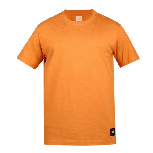 Men's-ARMOR-Crew Neck T-shirt-Orange Marmalade