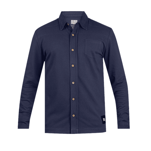Men-ARMOR-Full Sleeve Shirt-Midnight-Navy
