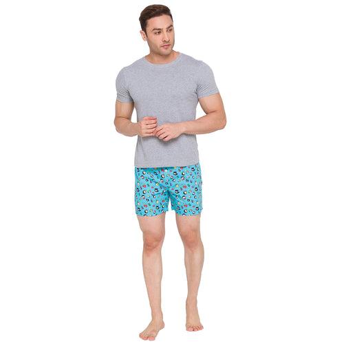 Justice League™️ CHIBI Men's Boxer-Blue