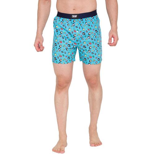 Justice League™️ CHIBI Men's Boxer-Blue