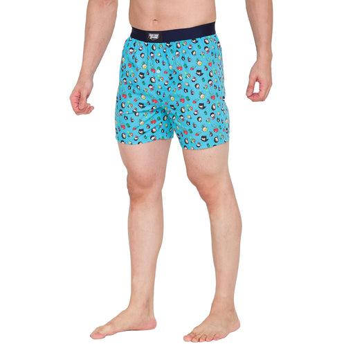 Justice League™️ CHIBI Men's Boxer-Blue