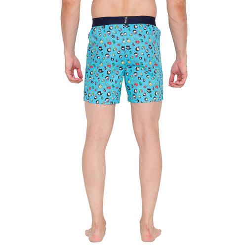 Justice League™️ CHIBI Men's Boxer-Blue