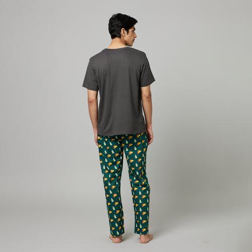 Mens-Taco-Pyjama-Set