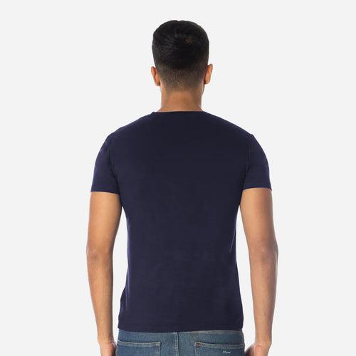 Men's TENCEL™ Modal-Round Neck-Navy Grey