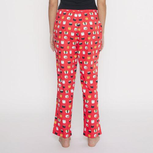 Sushi Me-Red Women's Pyjama