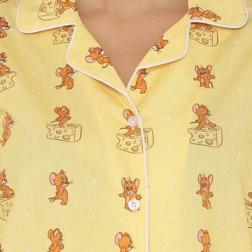 Tom and Jerry™️-GET CHEESY-Women's Sleepshirt