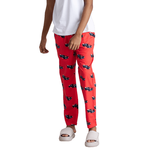 THE BATMAN™️-BATMOBILE-MEN'S PYJAMA-RED