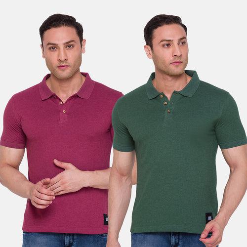 Men's ARMOR Mar's Polo T-shirt Pack of 2