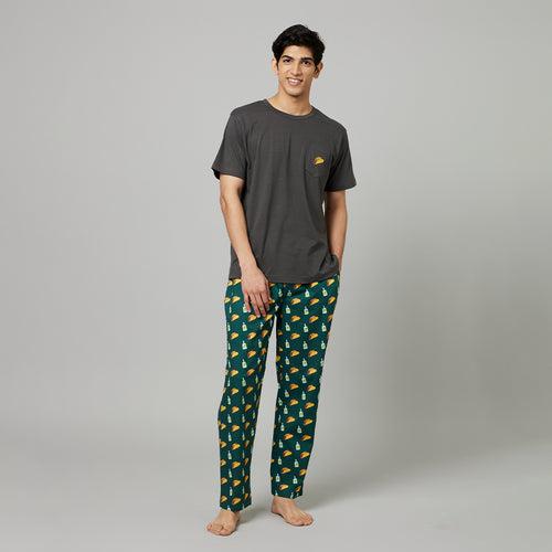 Mens-Taco-Pyjama-Set