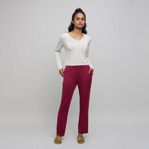 Women's TENCEL™ Modal Pyjama Brick Red