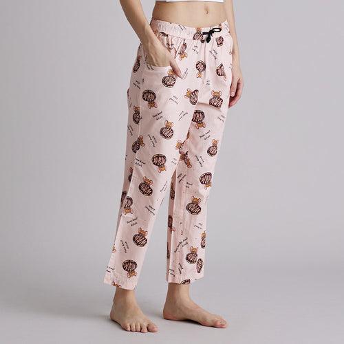 Tom & Jerry™️-DONUT DISTURB-Women's Pyjama-Peach