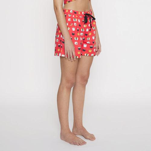 Sushi Me-Red Women's Boxer